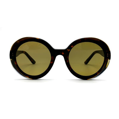 良い値段 AS101 丸い 女性用 CR 39 レンズ付きの紫外線保護アセテートサングラス オンライン